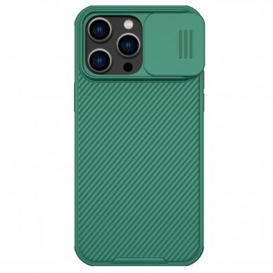 Dėklas Nillkin CamShield Pro Case (PC and TPU) iPhone 14 Pro Max Žalias