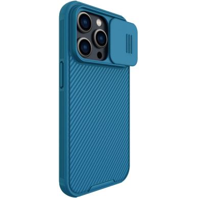 Dėklas Nillkin CamShield Pro Case (PC and TPU) iPhone 14 Pro Mėlynas 2