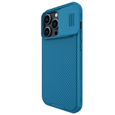 Dėklas Nillkin CamShield Pro Case (PC and TPU) iPhone 14 Pro Mėlynas 3