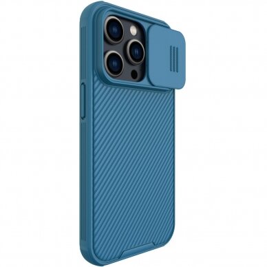 Dėklas Nillkin CamShield Pro Magnetic Case iPhone 14 Pro Max Mėlynas 1