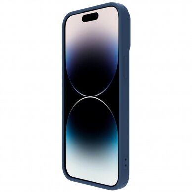 Dėklas Nillkin CamShield Silky silicone case iPhone 14 Pro Mėlynas 3