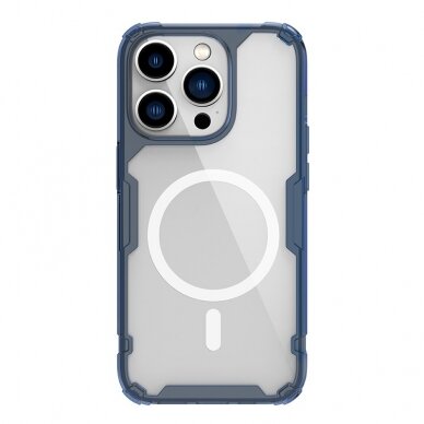 Dėklas Nillkin Nature TPU Pro Magnetic Apple iPhone 13 Pro Max mėlynas