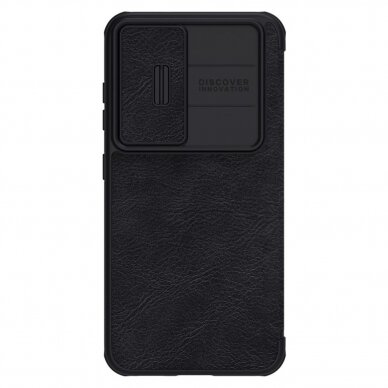 Dėklas Nillkin Qin Leather Pro Samsung Galaxy S23 Plus Juodas