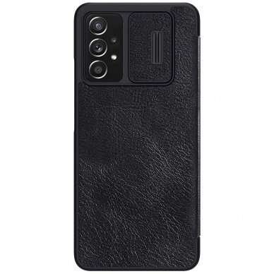 Samsung Galaxy A73 Dėklas Nillkin Qin leather Juodas 2