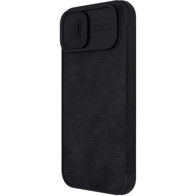 Dėklas Nillkin Qin Pro Leather Case iPhone 14 Plus Juodas 2