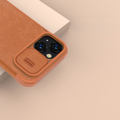 Dėklas Nillkin Qin Pro Leather Case iPhone 14 Plus Juodas 8