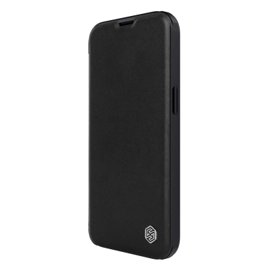 Dėklas Nillkin Qin Pro Leather Case-plain leather iPhone 14 Plus Juodas 6