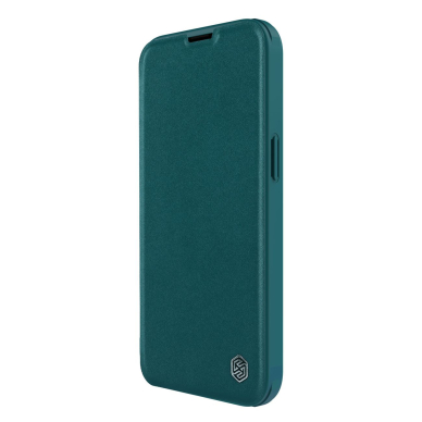 Dėklas Nillkin Qin Pro Leather Case-plain leather iPhone 14 Plus Žalias 5