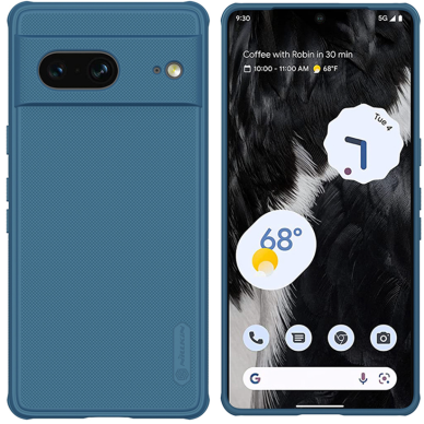 Dėklas Nillkin Super Frosted Shield Pro Google Pixel 7 5G mėlynas