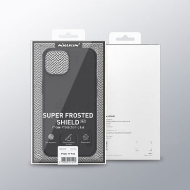 Dėklas Nillkin Super Frosted Shield Pro iPhone 14 Plus Juodas 4