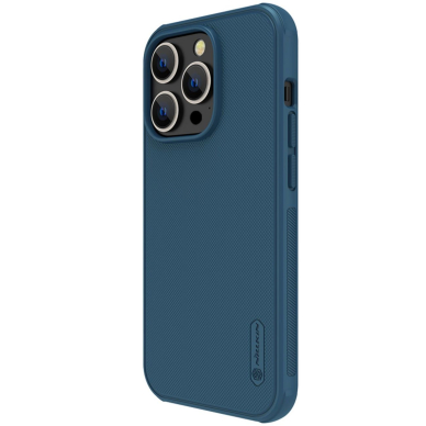 Dėklas Nillkin Super Frosted Shield Pro iPhone 14 Pro Max Mėlynas 1