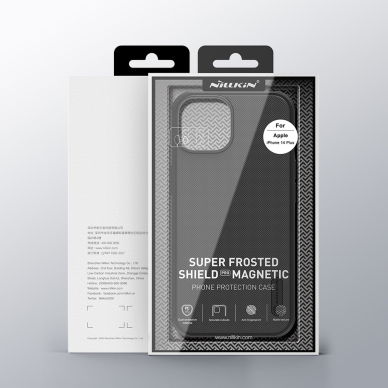 Dėklas Nillkin Super Frosted Shield Pro Magnetic Case iPhone 14 Plus Juodas 4