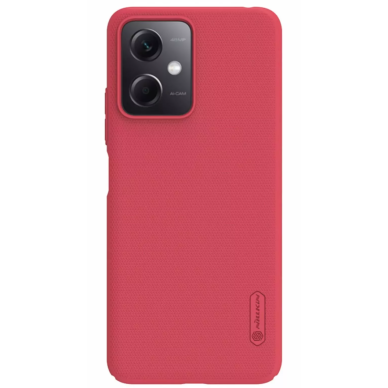 Dėklas Nillkin Super Frosted Shield Xiaomi Redmi Note 12 5G/Poco X5 5G raudonas