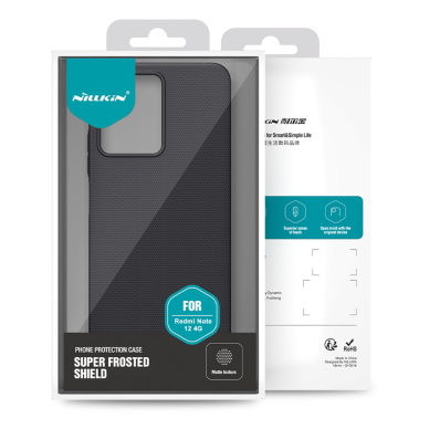 Dėklas Nillkin Super Frosted Shield Xiaomi Redmi Note 12 - Juodas 18