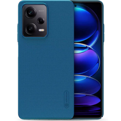 Dėklas Nillkin Super Frosted Shield Xiaomi Redmi Note 12 Pro 5G/Poco X5 Pro 5G mėlynas