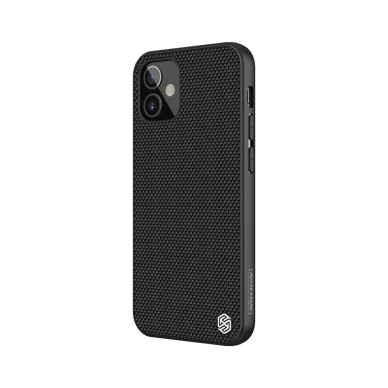 Dėklas Nillkin Textured Case dengtas nailonu iPhone 12 mini Juodas 2