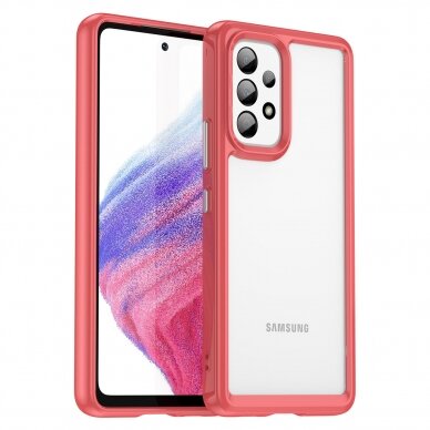 Samsung Galaxy A53 5G Dėklas Outer Space Case for raudonais kraštais