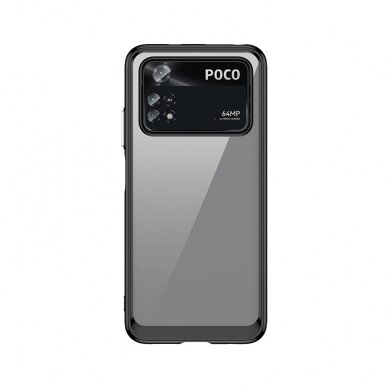 Dėklas Outer Space Case for Xiaomi Poco M4 Pro Juodas