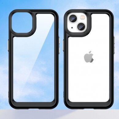 Akcija ! Iphone 14 Plus Dėklas Outer Space Case  Juodas 7