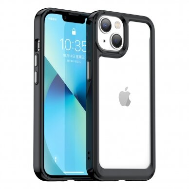 Akcija ! Iphone 14 Plus Dėklas Outer Space Case  Juodas