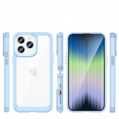 Dėklas Outer Space Case iPhone 14 Pro Mėlynas 1