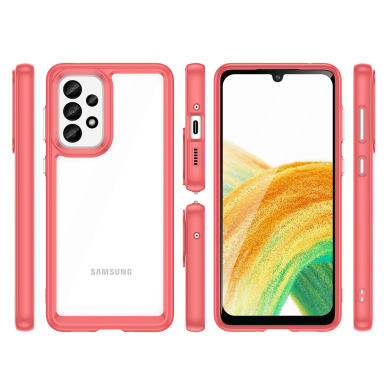 Samsung Galaxy A33 Dėklas Outer Space Case 5G raudonais kraštais 1