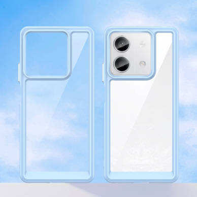 Dėklas Outer Space Case with gel frame for Xiaomi Redmi Note 13 5G - Mėlynas 7