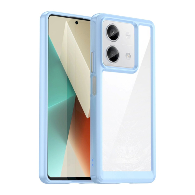 Dėklas Outer Space Case with gel frame for Xiaomi Redmi Note 13 Pro+ - Mėlynas