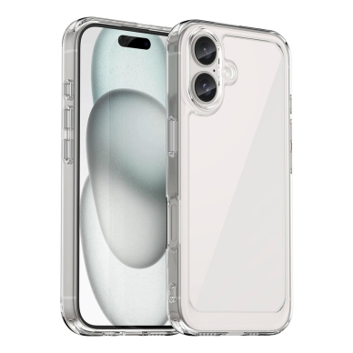 Dėklas Outer Space Gel Frame iPhone 16 - Skaidrus