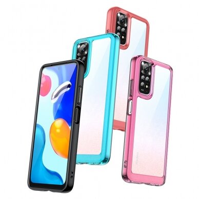 Akcija! Dėklas Outer Space Xiaomi Redmi Note 11 raudonas 8