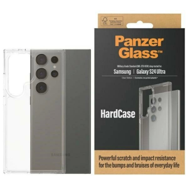 Dėklas PanzerGlass HardCase Military grade Samsung Galaxy S24 Ultra - permatomas