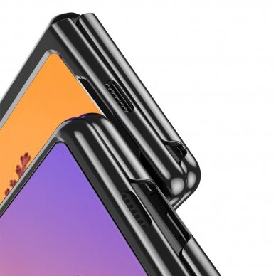 Dėklas Plating Samsung Galaxy Z Fold 4 Mėlynais kraštais 6