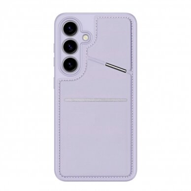 Dėklas Rafi II Mag case for Samsung S24 - Violetinis