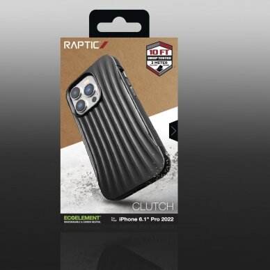 Dėklas Raptic Clutch Case iPhone 14 Pro Juodas 4