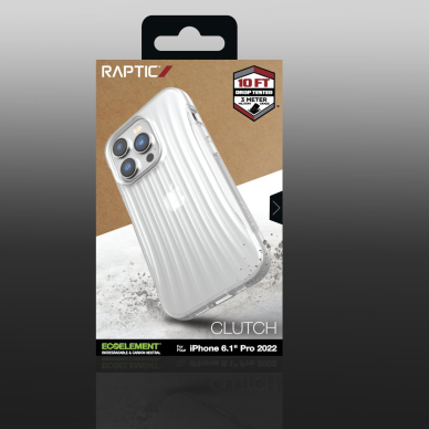 Dėklas Raptic Clutch Case iPhone 14 Pro Permatomas 4