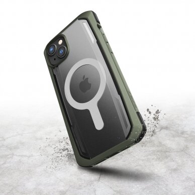 Dėklas Raptic Secure Case for iPhone 14 Pro Max with MagSafe Žalias 4