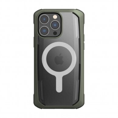 Dėklas Raptic Secure Case iPhone 14 Pro with MagSafe Žalias