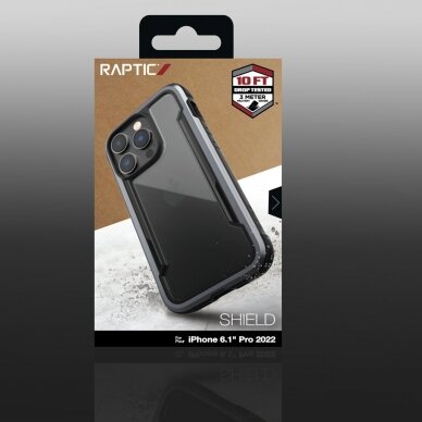 Dėklas Raptic Shield Case iPhone 14 Pro Juodas 5