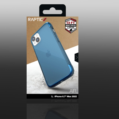 Dėklas Raptic X-Doria Air Case for iPhone 14 Plus Mėlynas 2