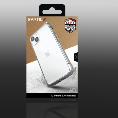 Dėklas Raptic X-Doria Air Case for iPhone 14 Plus Sidabrinis 2