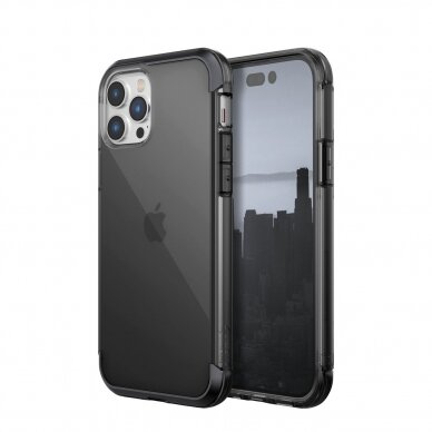 Dėklas Raptic X-Doria Air Case for iPhone 14 Pro Max Juodas