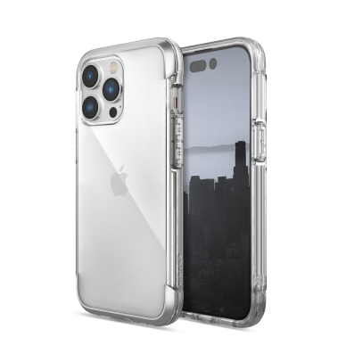 Dėklas Raptic X-Doria Air Case for iPhone 14 Pro Sidabrinis