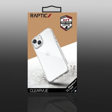 Dėklas Raptic X-Doria Clearvue Case iPhone 14 Skaidrus 2