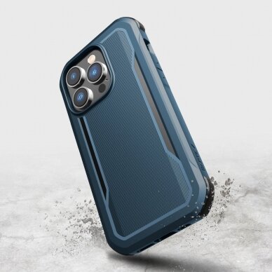 Dėklas Raptic X-Doria Fort Case iPhone 14 Pro with MagSafe Mėlynas 6