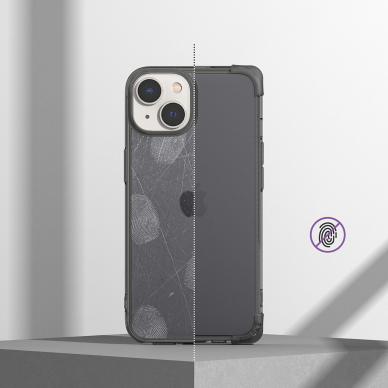 Dėklas Ringke Fusion Bumper case for iPhone 14 Plus Pilkas 2