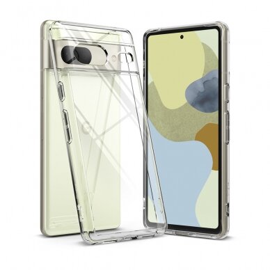 Dėklas Ringke Fusion case for Google Pixel 7 Skaidrus (Kopija) 2