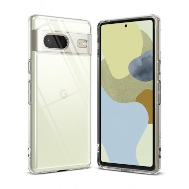 Dėklas Ringke Fusion case for Google Pixel 7 Skaidrus (Kopija)