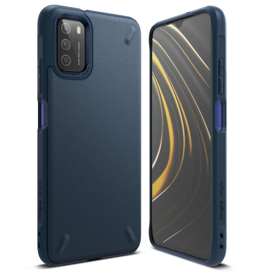 Dėklas Ringke Onyx Durable TPU Case Cover for Xiaomi Poco M3 Tamsiai mėlynas (OXXI0002)