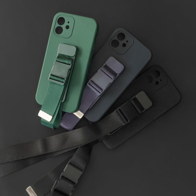 Dėklas Rope Case Silicone Xiaomi Poco M4 Pro 5G Tamsiai mėlynas 12