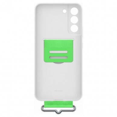 Dėklas Samsung Silicone Cover Samsung Galaxy S22 + (S22 Plus) (EF-GS906TWEGWW) Baltas 5